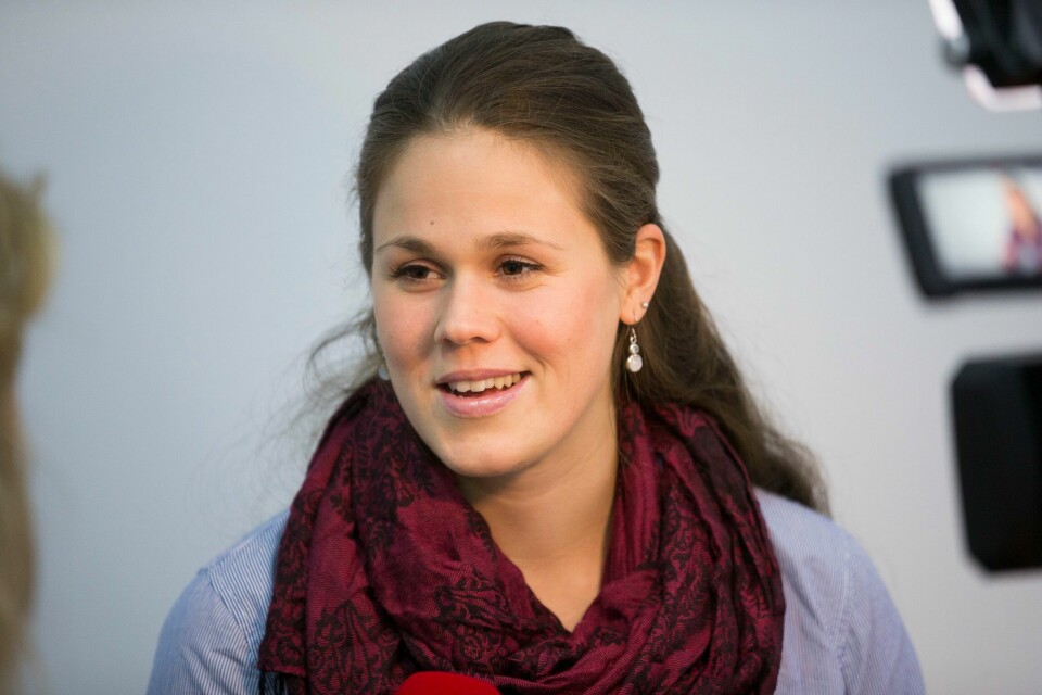 Ellen Carlsen spilte selv sjakk i yngre dager. Her fra VM-kampen i Sotsji i 2014. Ellen Carlsen spilte selv sjakk i yngre dager. Her fra VM-kampen i Sotsji i 2014. Foto: Berit Roald / NTB.