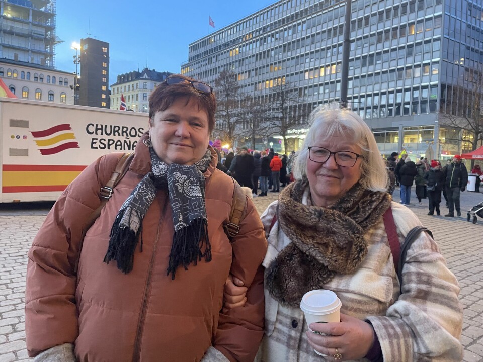 Fra høyre: Marianne Sandhold og Unni Nyheim Kristoffersen. Fra høyre: Marianne Sandhold og Unni Nyheim Kristoffersen.