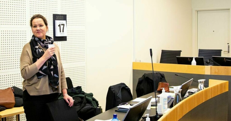Janne Cecilie Thorenfeldt i Borgarting lagmannsrett under behandlingen av ankesaken hennes mot Nav. Janne Cecilie Thorenfeldt i Borgarting lagmannsrett under behandlingen av ankesaken hennes mot Nav.