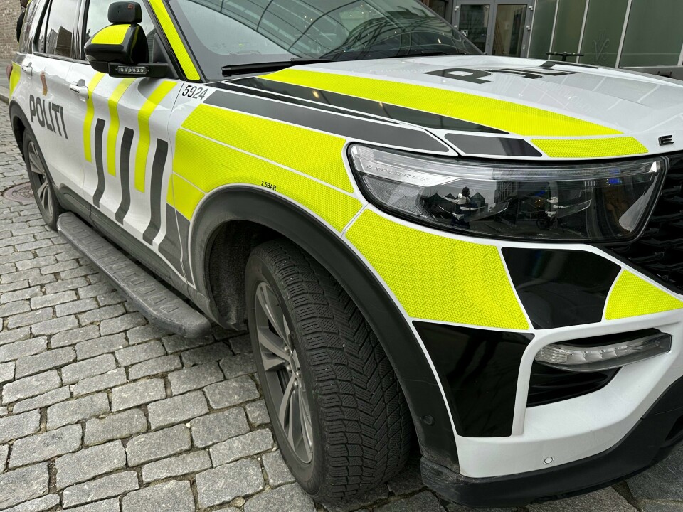 Illustrasjonsfoto Politibil