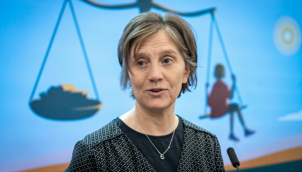 Barne- og familieminister Kjersti Toppe (Sp). Foto: Heiko Junge / NTB Barne- og familieminister Kjersti Toppe (Sp) har fått overlevert en rapport fra Landsrådet for Norges barne- og ungdomsorganisasjoner (LNU).Foto: Heiko Junge / NTB