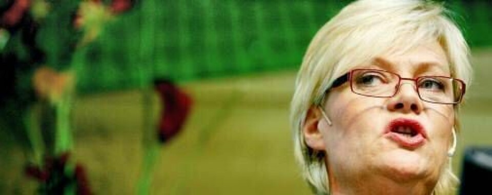 Finansminister Kristin Halvorsen (SV).