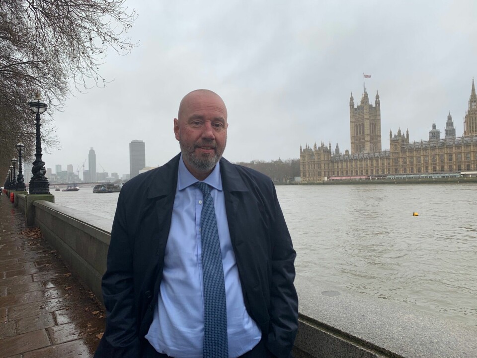 Erik Mustad har fulgt britisk politikk og Nord-Irland i flere tiår. Erik Mustad har fulgt britisk politikk og Nord-Irland i flere tiår.