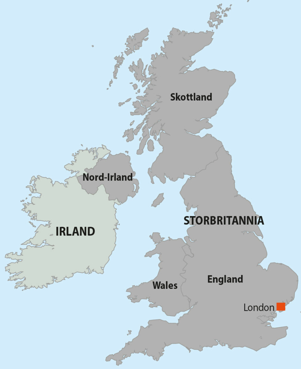 Nord-Irland er en del av Storbritannia, men ligger på den irske øya. Nord-Irland er en del av Storbritannia, men ligger på den irske øya.