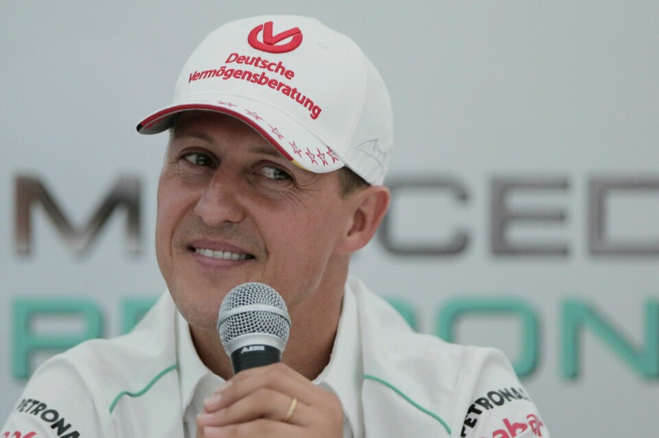Michael Schumacher har vunnet sju VM-titler i Formel 1. Arkivfoto. Michael Schumacher da han fortalte at han ga seg som Formel 1-fører i 2012, året før skiulykken. Foto: Itsuo Inouye / AP / NTB