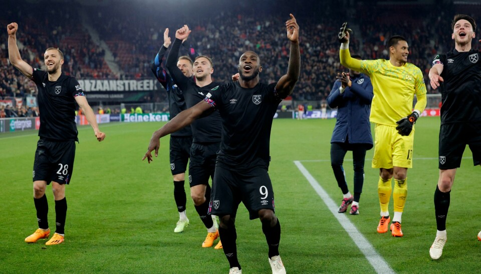 West Ham ble til tider satt under kraftig press borte mot AZ, men holdt unna og sikret seg finaleplass i Europaligaen. West Ham ble til tider satt under kraftig press borte mot AZ, men holdt unna og sikret seg finaleplass i Europaligaen.
