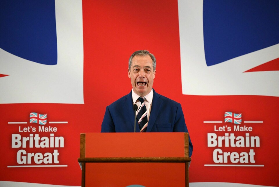 Brexit-forkjemperen Nigel Farage sier at landets uttreden av EU har vært mislykket, og mener det skyldes de konservative regjeringene som har styrt. Brexit-forkjemperen Nigel Farage sier at landets uttreden av EU har vært mislykket, og mener det skyldes de konservative regjeringene som har styrt.