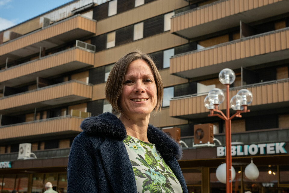 Hanna Elise Marcussen er byråd for byutvikling i Oslo. Hanna Elise Marcussen er byråd for byutvikling i Oslo kommune. Her på Tøyen Torg, utenfor Hagegata 30.