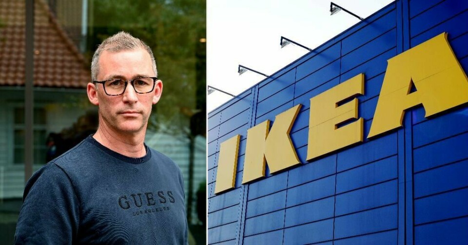 – Akkurat nå er Ikea verst i klassen på fagforeningsknusing, sier HK-leder Christopher Beckham. – Akkurat nå er Ikea verst i klassen på fagforeningsknusing, sier HK-leder Christopher Beckham.