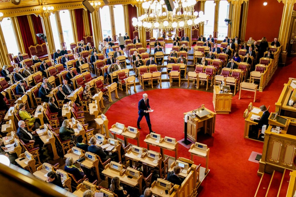 Illustrasjonsfoto. Oslo 20220426. Statsminister Jonas Gahr Støre (Ap) redegjør for Stortinget om krigen i Ukraina.Foto: Stian Lysberg Solum / NTB
