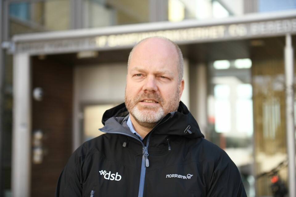 – Konsekvensene av klimaendringene kan bli en lengre skogbrannsesong, sier Johan Marius Ly, avdelingsdirektør i avdeling for brann og redning i DSB. – Konsekvensene av klimaendringene kan bli en lengre skogbrannsesong, sier Johan Marius Ly, avdelingsdirektør i avdeling for brann og redning i DSB.