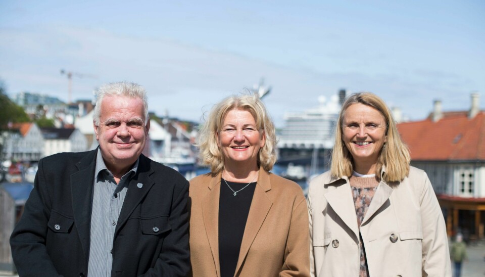 Sissel Knutsen Hegdal har tidenes medvind for Høyre i Stavanger. Her med samarbeidspartnerne Leif Arne Moi Nilsen (Frp) og Anne Kristin Bruns (KrF). Leif Arne Moi Nilsen (Frp), Sissel Knutsen Hegdal (H) og Anne Kristin Bruns (Krf)
