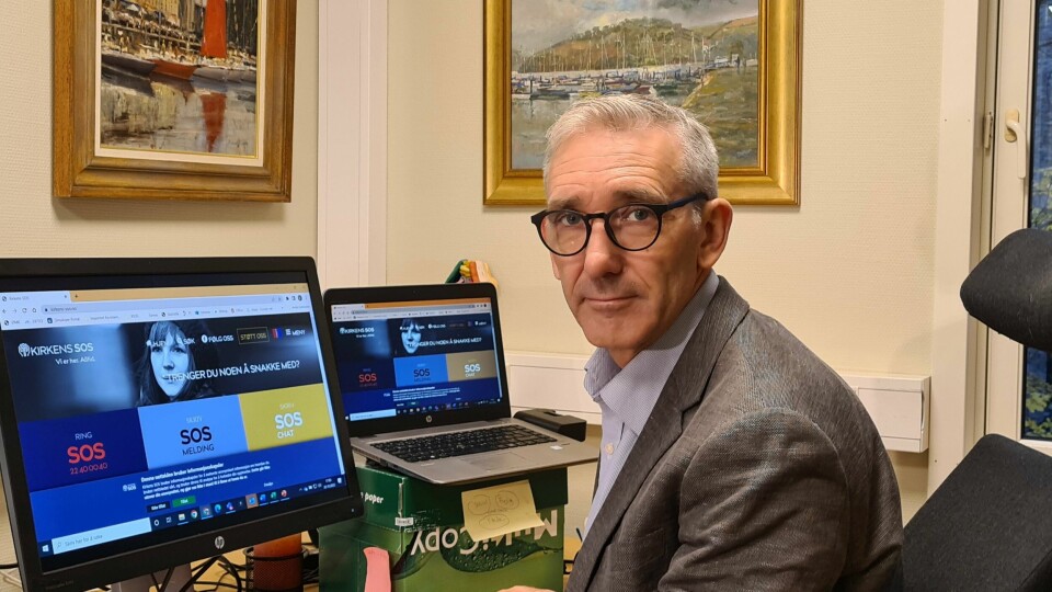 Vi i Kirkens SOS skal feire Pride som det viktige arrangementet det er. Og vi skal holde linjene åpne på chat og telefon for de som er redde for å delta. Vi er tilgjengelig for følelser i alle farger, skriver Generalsekretær Kirkens SOS, Lasse Heimdal.