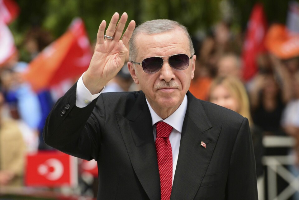Tyrkias president Recep Tayyip Erdogan fotografert under et besøk på Kypros tidligere i juni. Tyrkias president Recep Tayyip Erdogan fotografert under et besøk på Kypros tidligere i juni. Arkivfoto: Nedim Enginsoy / AP / NTB