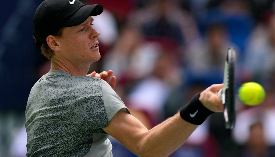 Jannik Sinner er klar for sin 11. semifinale på ATP-touren denne sesongen. Her fra åttedelsfinalen i Shanghai Masters mot Ben Shelton. Jannik Sinner er klar for sin 11. semifinale på ATP-touren denne sesongen. Her fra åttedelsfinalen i Shanghai Masters mot Ben Shelton. Foto: Andy Wong / AP / NTB