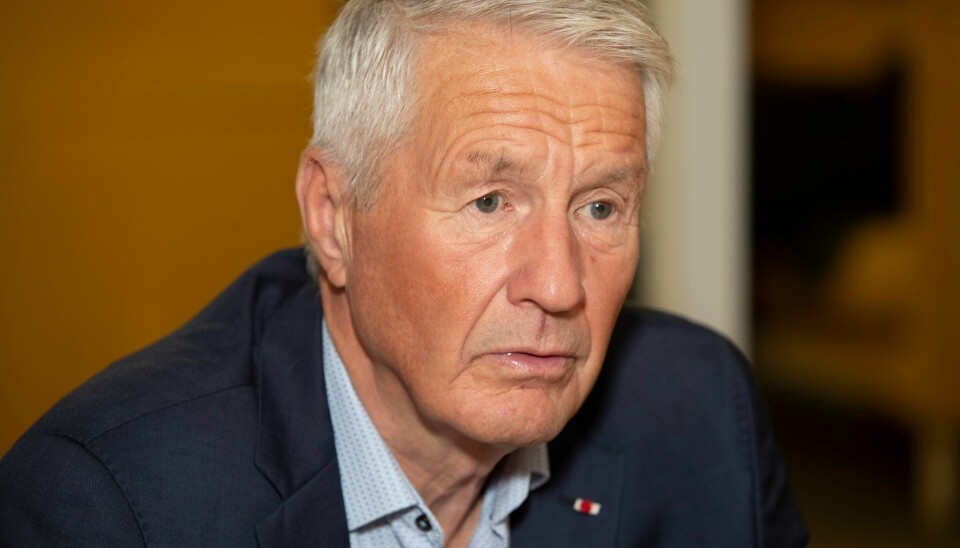 – Unnskyld meg, men jeg ser ikke det geniale med konseptet, skriver tidligere statsminister Thorbjørn Jagland på Facebook om NRK-serien «Makta». Thorbjørn Jagland var vert for Jeffrey Epstein og Bill Gates i 2013, ifølge avisen Wall Street Journal. Arkivfoto: Terje Bendiksby / NTB