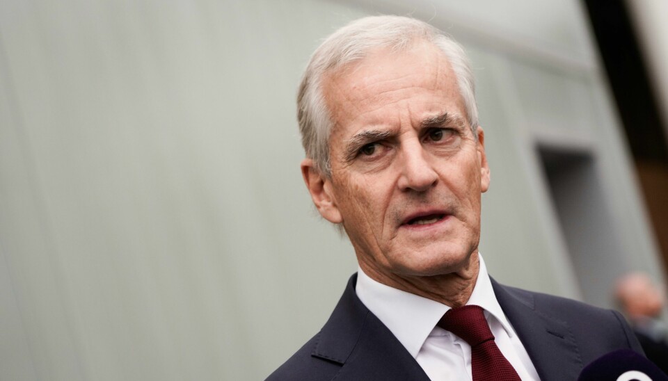 Statsminister Jonas Gahr Støre under åpningen av det nye Radiumhospitalet i Oslo. Statsminister Jonas Gahr Støre (Ap) måtte avlyse ei reise til Haugesund på grunn av stormen.Foto: Thomas Fure / NTB / NPK