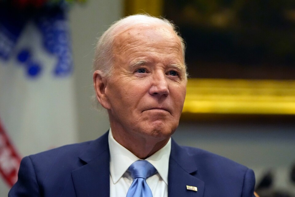 Joe Biden sier at det varslede israelske angrepet mot Iran ikke kommer torsdag. Joe Biden sier at det varslede israelske angrepet mot Iran ikke kommer torsdag. Foto: Mark Schiefelbein / AP / NTB