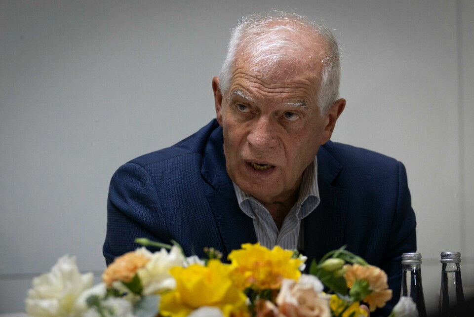 EUs utenrikssjef Josep Borrell frykter ta hele Midtøsten står på randen av en altoppslukende ildebrann. EUs utenrikssjef Josep Borrell frykter ta hele Midtøsten står på randen av en altoppslukende ildebrann. Foto: Altaf Qadri / AP / NTB