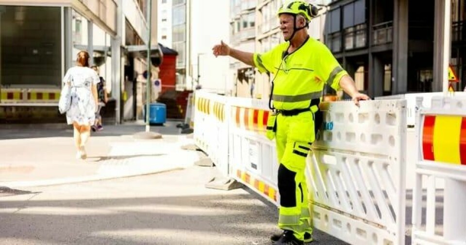 Trond Sandberg (69) er veldig glad i jobben sin. Trond Sandberg (69) er veldig glad i jobben sin.