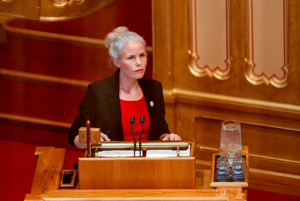 SV-leder Kirsti Bergstø. SV-leder Kirsti Bergstø.