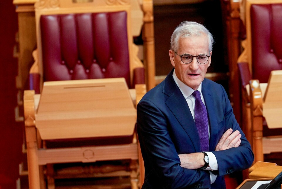 Statsminister Jonas Gahr Støre (Ap) lover mer penger til kommunene. Statsminister Jonas Gahr Støre (Ap) under den muntlige spørretimen i Stortinget onsdag.Foto: Javad Parsa / NTB