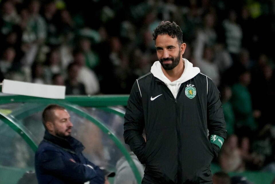 Ruben Amorim vil snakke fredag. Ruben Amorim er ønsket som Manchester United-manager. Foto: Ana Brigida / AP / NTB