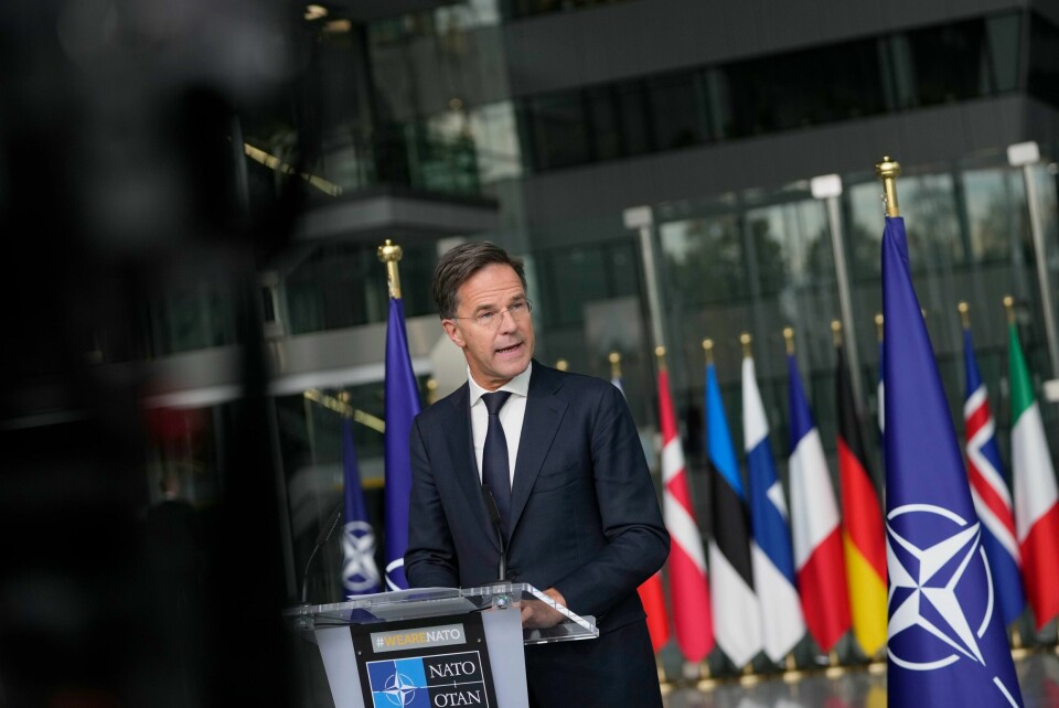 – Jeg kan bekrefte at nordkoreanske soldater har blitt sendt til Russland og at nordkoreanske militære styrker har blitt utplassert i Kursk-regionen, sa Nato-sjef Mark Rutte mandag. – Jeg kan bekrefte at nordkoreanske soldater har blitt sendt til Russland og at nordkoreanske militære styrker har blitt utplassert i Kursk-regionen, sa Nato-sjef Mark Rutte mandag. Foto: Virginia Mayo / AP / NTB
