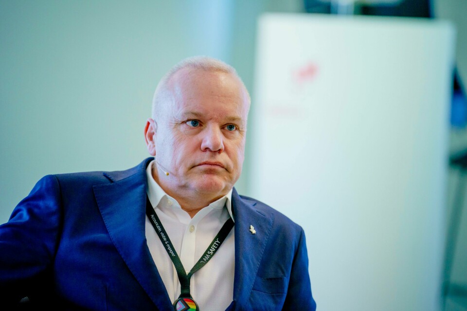 Aktivister fra Greenpeace tok seg onsdag inn i Equinor-sjef Anders Opedals private hage i Sandnes. Aksjonen skal nå etterforskes av politiet. Konsernsjef i Equinor, Anders Opedal.Foto: Stian Lysberg Solum / NTB / NPK