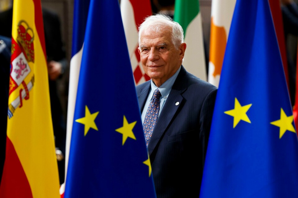 EUs dør blir stadig åpnere for landene som ønsker seg inn i unionen. Men Georgia er på feil kurs, sier EUs utenrikssjef Josep Borrell. EUs dør blir stadig åpnere for landene som ønsker seg inn i unionen. Men Georgia er på feil kurs, sier EUs utenrikssjef Josep Borrell. Foto: AP / NTB