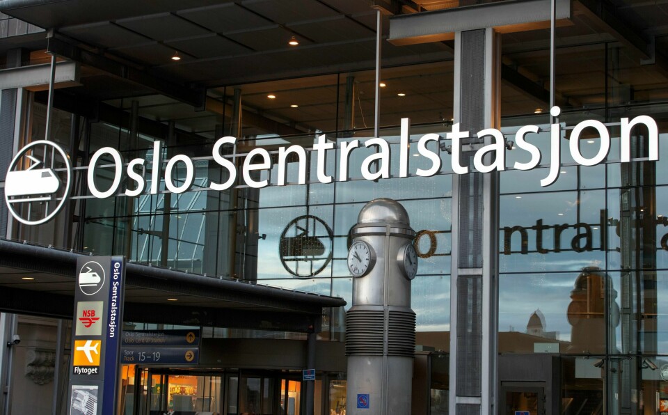 Illustrasjonsfoto. Oslo 20170103.
Oslo Sentralstasjon logo.
Foto: Gorm Kallestad / NTB scanpix