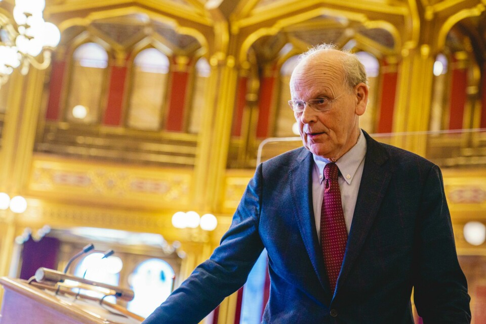 Michael Tetzschner (H) søker comeback på Stortinget. – Jeg tror Støre kunne tjent på å være mer tydelig hvis han hadde et spesielt anliggende, sier Høyres stortingsrepresentant Michael Tetzschner. Foto: Stian Lysberg Solum / NTB