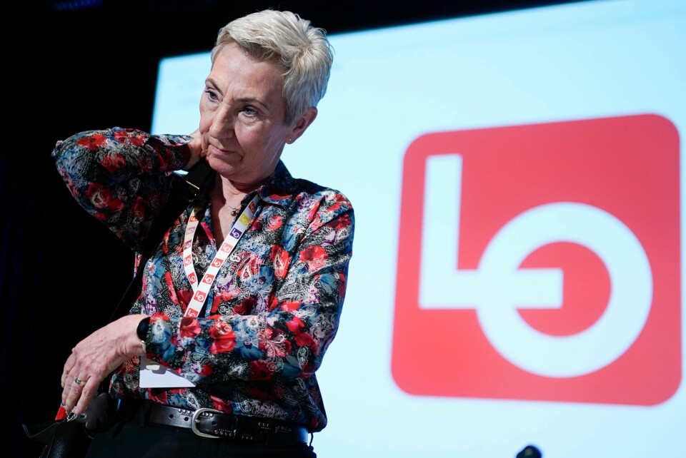 Ikke uventet gir LO-leder Peggy Hessen Følsvik Høyre det glatte lag etter nyheten om at partiet ønsker å mer enn halvere fagforeningsfradraget. Ikke uventet gir LO-leder Peggy Hessen Følsvik Høyre det glatte lag etter nyheten om at partiet ønsker å mer enn halvere fagforeningsfradraget. Foto: Terje Pedersen / NTB