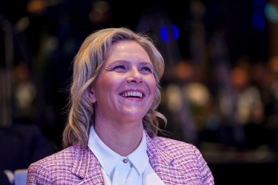 Frp-leder Sylvi Listhaug gleder seg over de beste målingene partiet har sett siden 2010. Frp-leder Sylvi Listhaug gleder seg over de beste målingene partiet har sett siden 2010. Foto: Jonas Been Henriksen / NTB