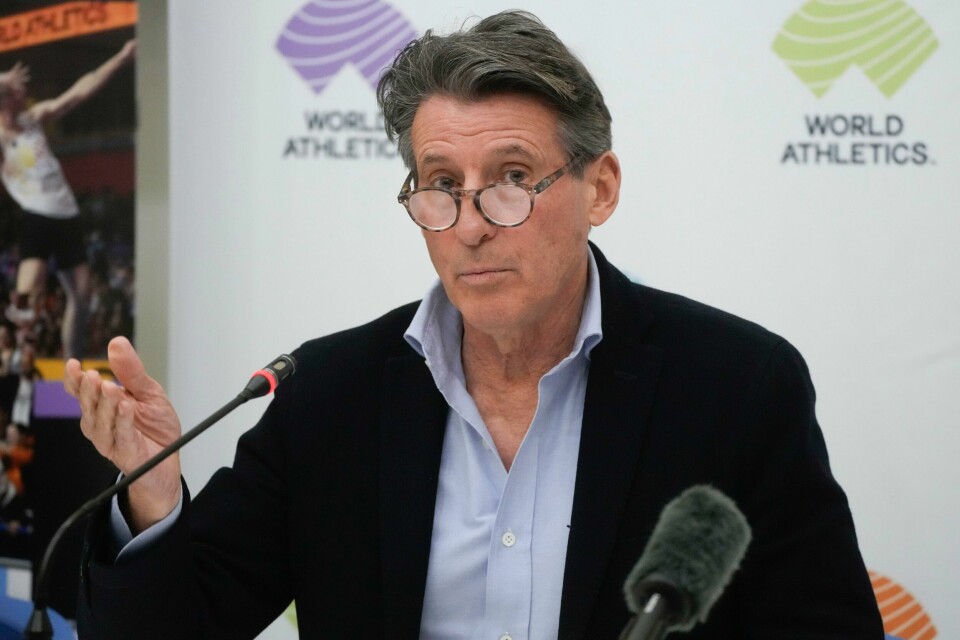 Sebastian Coe er klar på at kvinneidretten må beskyttes i debatten rundt transpersoners deltakelse. Foto: Gregorio Borgia, File / AP / NTB Sebastian Coe er klar på at kvinneidretten må beskyttes i debatten rundt transpersoners deltakelse. Foto: Gregorio Borgia, File / AP / NTB