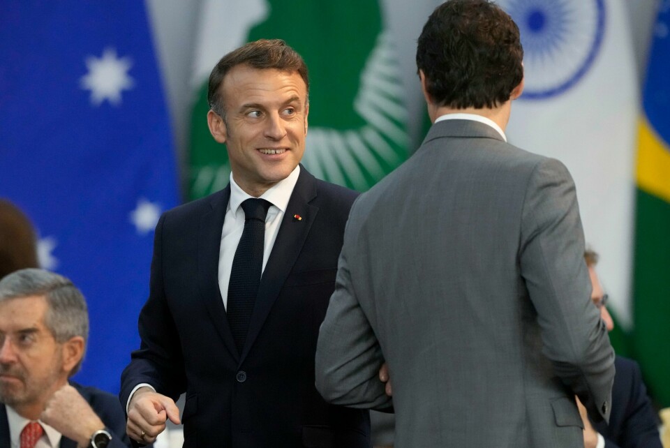 Frankrikes president Emmanuel Macron stiller seg bak USAs avgjørelse om å Ukraina bruke amerikanske langdistanseraketter til å angripe mål langt inne i Russland. Frankrikes president Emmanuel Macron stiller seg bak USAs avgjørelse om å Ukraina bruke amerikanske langdistanseraketter til å angripe mål langt inne i Russland. Foto: Eraldo Peres / AP / NTB