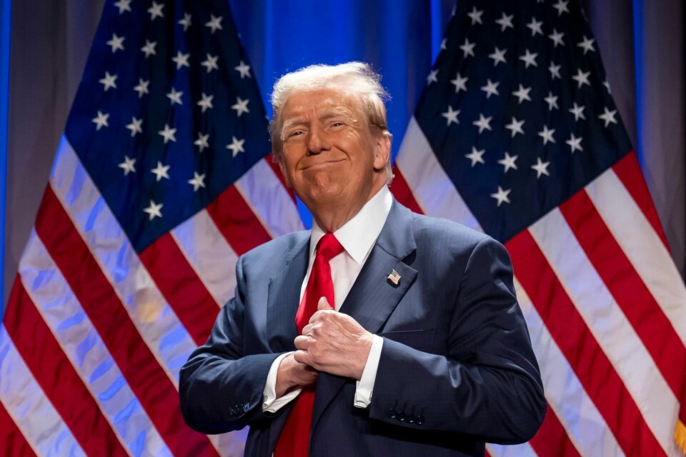 Donald Trump i fire år til, altså. Donald Trump
