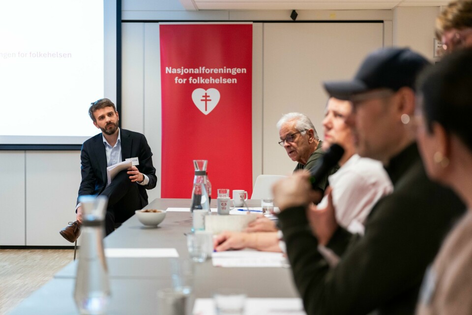 Helse- og omsorgsminister Jan Christian Vestre (Ap) møtte mandag erfaringspanelet til Nasjonalforeningen for folkehelsen Helse- og omsorgsminister Jan Christian Vestre (Ap) møtte mandag erfaringspanelet til Nasjonalforeningen for folkehelsen. Foto: Martin Solhaug Standal / NTB