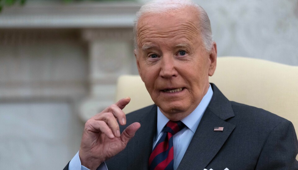 Joe Biden blir værende hjemme i Det hvite hus under opptellingen av stemmer. Joe Biden blir værende hjemme i Det hvite hus under opptellingen av stemmer. Foto: Ben Curtis / AP / NTB