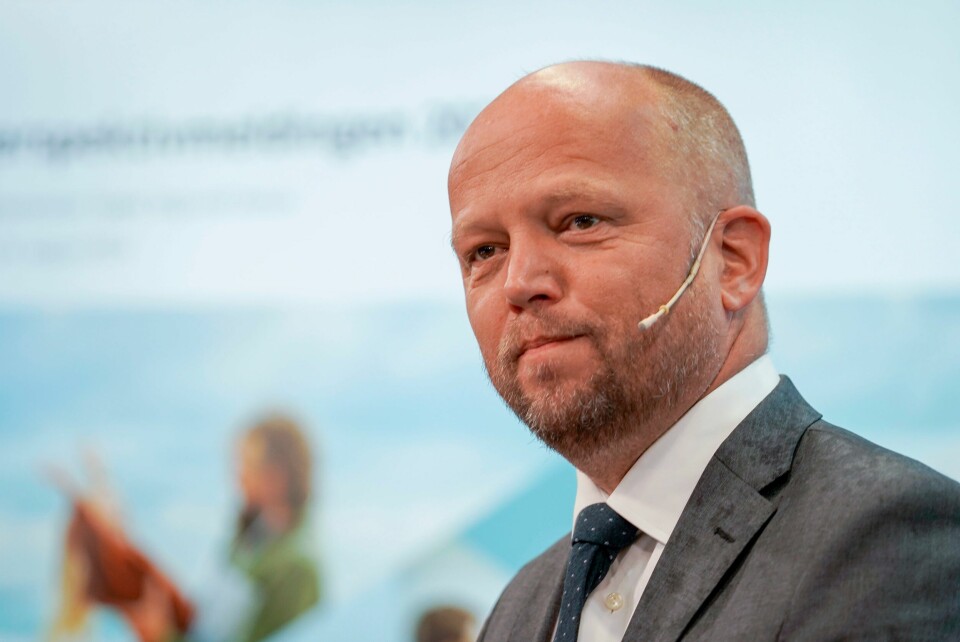 Finansminister Trygve Slagsvold Vedum (Sp). Finansminister Trygve Slagsvold Vedum (Sp) legger mandag fram forslaget til statsbudsjett. Der vil det komme fram at den såkalte exit-skatten innføres. Foto: Amanda Pedersen Giske / NTB