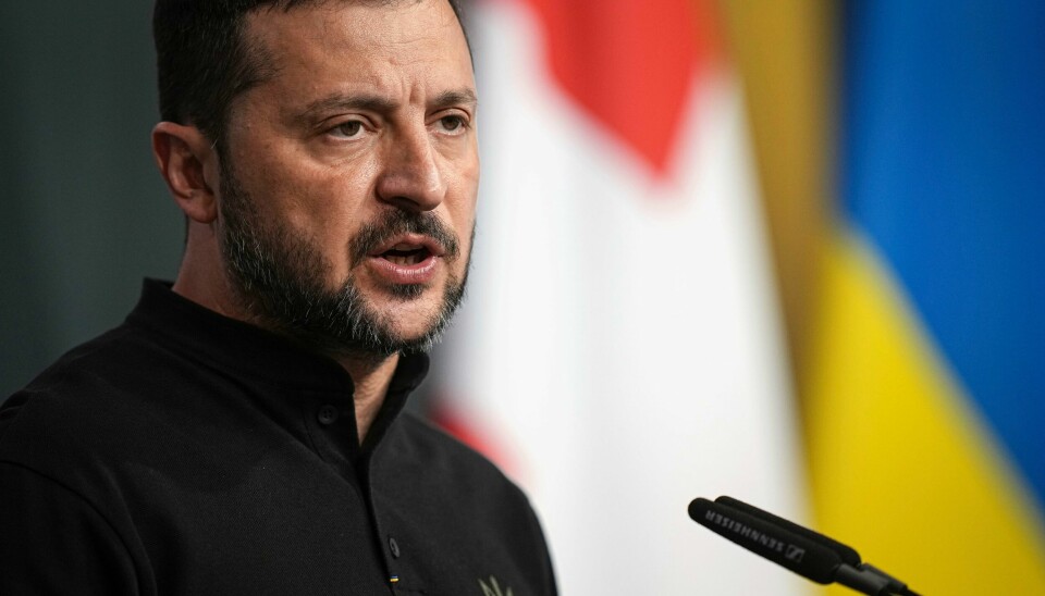 Ukrainas president Volodymyr Zelenskyj. Ukrainas president Volodymyr Zelenskyj. Foto: Laurent Cipriani / AP / NTB