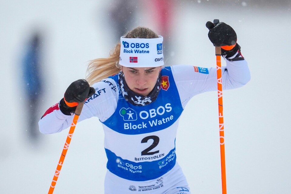Ida Marie Hagen under søndagens 5 km kombinert for kvinner på Beitostølen. Ida Marie Hagen under søndagens 5 km kombinert for kvinner på Beitostølen. Foto: Terje Pedersen / NTB.