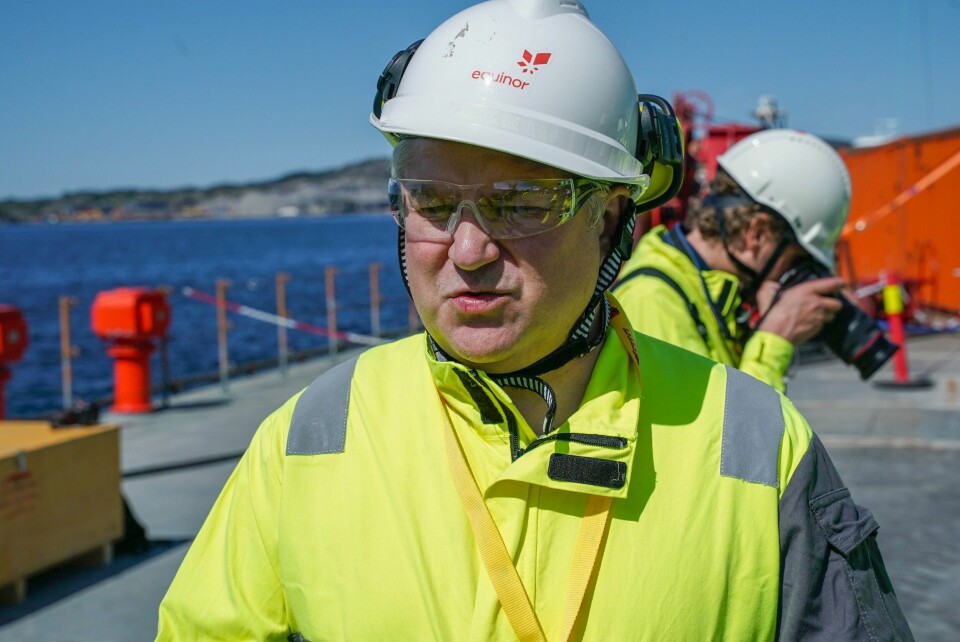 Konserndirektør Equinor Fornybar Pål Eitrheim sier det er tøffe tider, men vil ikke kalle det krise. Konserndirektør Equinor Fornybar Pål Eitrheim sier det er tøffe tider, men vil ikke kalle det krise. Foto: Bjørnar Morønning / NTB