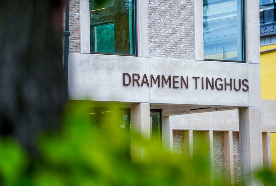 Saken er berammet for Drammen tingrett mandag, og vil bli behandlet som tilståelsessak. Saken er berammet for Drammen tingrett mandag, og vil bli behandlet som tilståelsessak. Foto: Lise Åserud / NTB