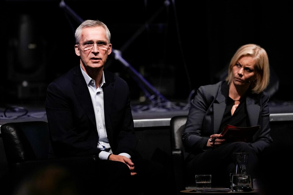 Tidligere Nato-sjef Jens Stoltenberg på møte i Oslo Arbeiderparti tirsdag. Tidligere Nato-sjef Jens Stoltenberg på møte i Oslo Arbeiderparti tirsdag.