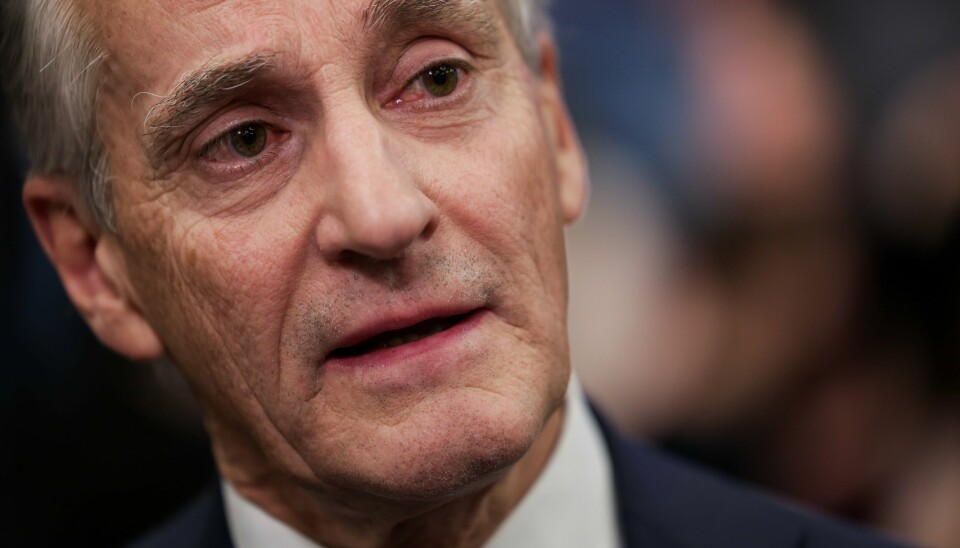 Statsminister Jonas Gahr Støre (Ap). Statsminister Jonas Gahr Støre under Oslo Arbeiderpartis nominasjonsmøtet i Samfunnssalen i Oslo Arbeidersamfunn tirsdag ettermiddag.