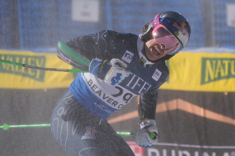 Lucas Pinheiro Braathen ble nummer to søndag. Lucas Pinheiro Braathen ble nummer to søndag. Foto: John Locher / AP / NTB
