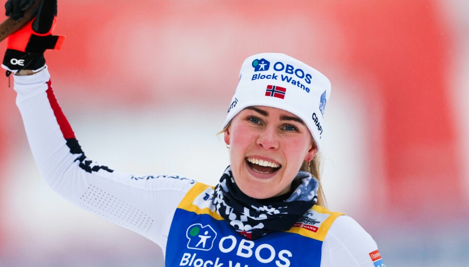 Ida Marie Hagen var igjen suveren i langrennssporet i kombinert i Lillehammer lørdag Ida Marie Hagen var igjen suveren i langrennssporet i kombinert i Lillehammer lørdag. Foto: Geir Olsen / NTB