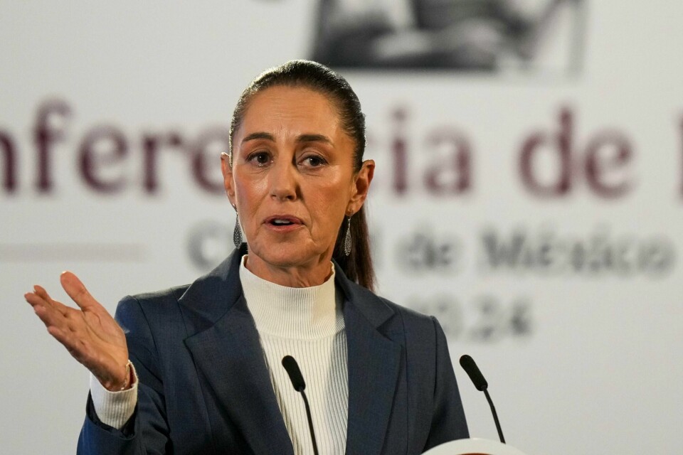 Mexicos president Claudia Sheinbaum sier hun vil vise Donald Trump at massedeportering av utlendinger er unødvendig og skadelig for USAs egen økonomi. Mexicos president Claudia Sheinbaum sier hun vil vise Donald Trump at massedeportering av utlendinger er unødvendig og skadelig for USAs egen økonomi. Foto: Fernando Llano / AP / NTB