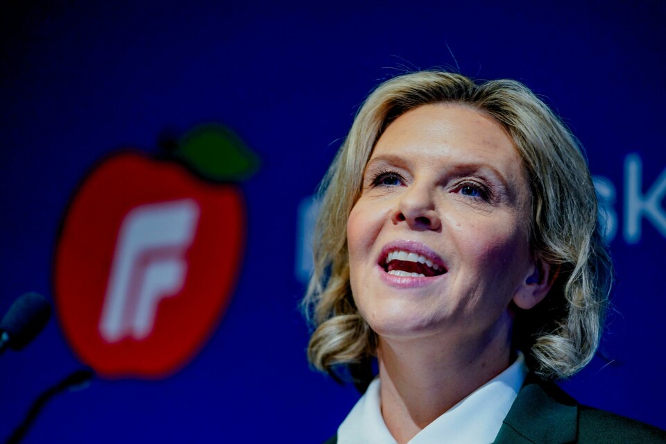 Sylvi Listhaug leder et parti som er i medvind på målingene. Valgkomiteen i Fremskrittspartiet har innstilt på gjenvalg for partileder Sylvi Listhaug for perioden 2024 til 2026. Foto: Terje Pedersen / NTB